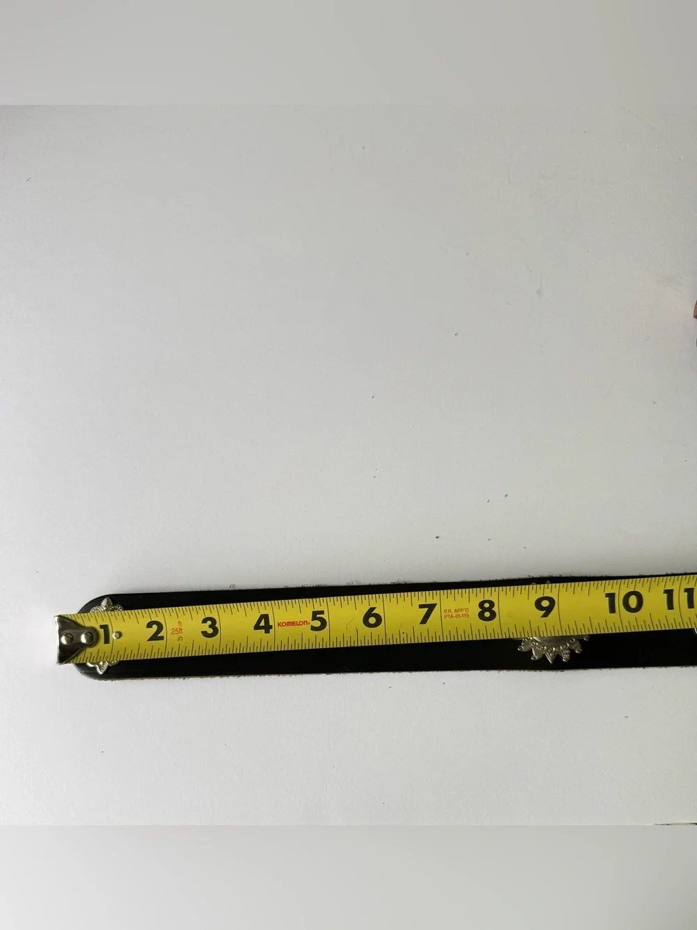 Vintage Etro Leather Belt Men 40-100-115  Made In Switzerland Animal Metal studs